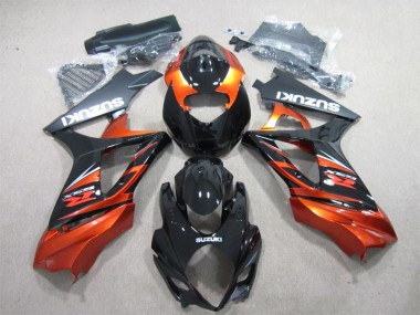 2007-2008 Black Orange Suzuki GSXR1000 Motorbike Fairing Canada