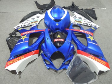 2007-2008 Blue Rockstar Suzuki GSXR1000 Motorcycle Fairings Kits Canada