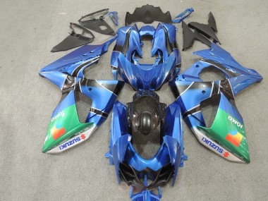 ABS 2009-2016 Blue Green JOMO Suzuki GSXR1000 Motorcycle Replacement Fairings Canada
