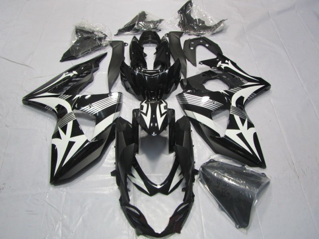 ABS 2009-2016 Black White Suzuki GSXR1000 Motorcyle Fairings Canada ABS 2009-2016 Black White Suzuki GSXR1000 Motorcyle Fairings Canada