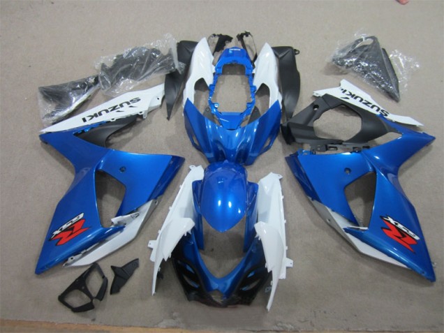 ABS 2009-2016 Blue White Suzuki GSXR1000 Motorcycle Fairings Canada ABS 2009-2016 Blue White Suzuki GSXR1000 Motorcycle Fairings Canada