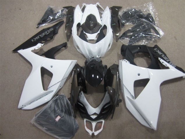 ABS 2009-2016 White Black Suzuki GSXR1000 Motorcycle Fairing Canada