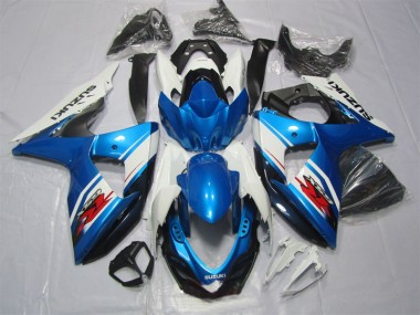 ABS 2009-2016 Blue White Suzuki GSXR1000 Replacement Motorcycle Fairings Canada
