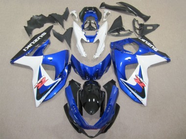 ABS 2009-2016 Blue White Suzuki GSXR1000 Motorcycle Fairings & Bodywork Canada