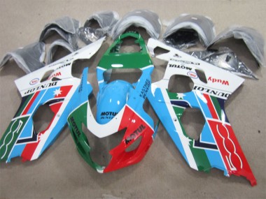 ABS 2001-2003 Blue Green White Motul Suzuki GSXR600 Motorcycle Bodywork Canada
