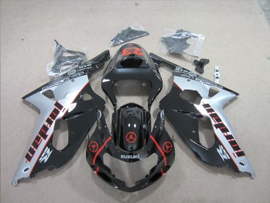 ABS 2001-2003 Black Silver Suzuki GSXR600 Replacement Fairings Canada