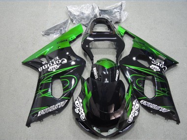 ABS 2001-2003 Black Green Corona Extra Suzuki GSXR600 Motorcycle Fairing Kits Canada