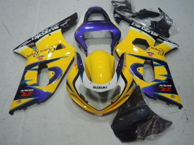 2001-2003 Yellow Purple Suzuki GSXR600 Motorbike Fairing Kits Canada