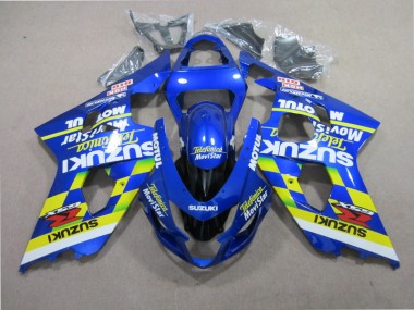ABS 2004-2005 Blue Telefumia Movistar Suzuki GSXR600 Motorbike Fairings Canada