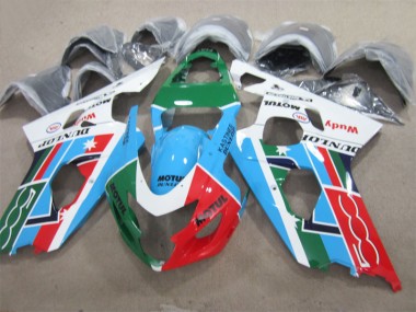 ABS 2004-2005 Blue Green Red Motul Suzuki GSXR600 Motorcycle Fairing Canada
