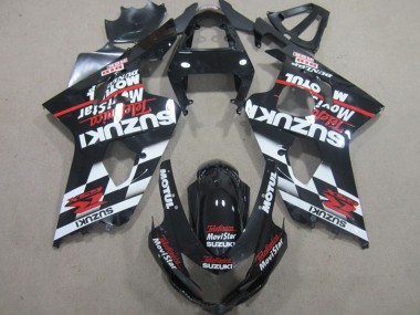 ABS 2004-2005 Black Red Telefumia Movistar Suzuki GSXR600 Motorbike Fairing Canada