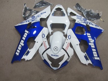 ABS 2004-2005 White Blue Motul Suzuki GSXR600 Motorbike Fairing Canada