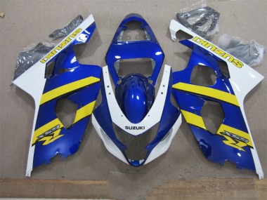 ABS 2004-2005 Blue White Yellow Suzuki GSXR600 Replacement Motorcycle Fairings Canada