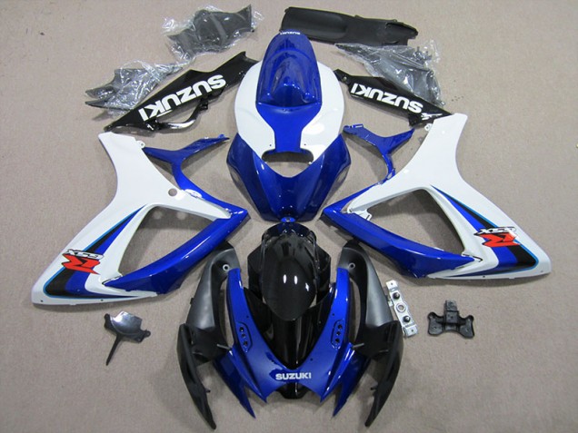 ABS 2006-2007 Blue White Suzuki GSXR600 Motorbike Fairings Canada ABS 2006-2007 Blue White Suzuki GSXR600 Motorbike Fairings Canada