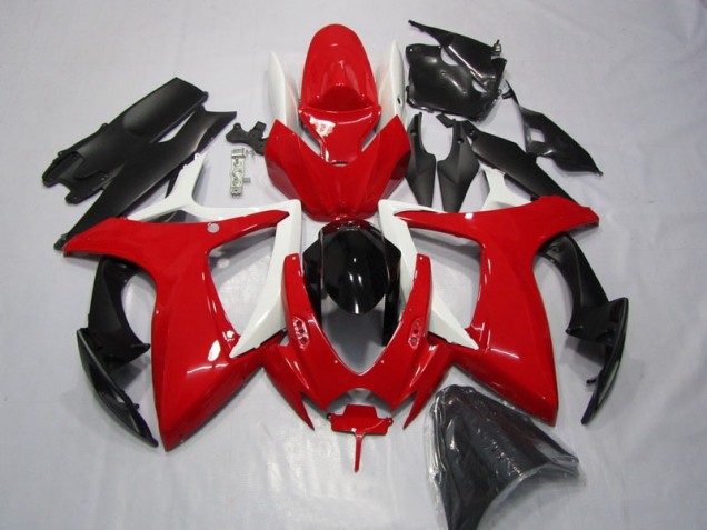 ABS 2006-2007 Red Black Suzuki GSXR600 Motorcycle Replacement Fairings Canada ABS 2006-2007 Red Black Suzuki GSXR600 Motorcycle Replacement Fairings Canada