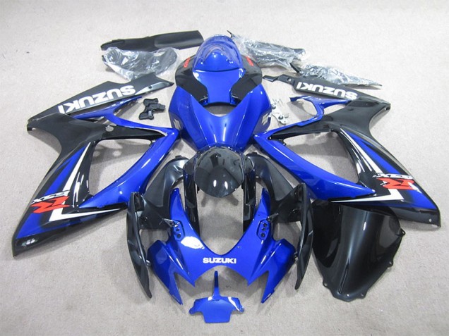 ABS 2006-2007 Black Blue Suzuki GSXR600 Motorcycle Fairings Kit Canada ABS 2006-2007 Black Blue Suzuki GSXR600 Motorcycle Fairings Kit Canada