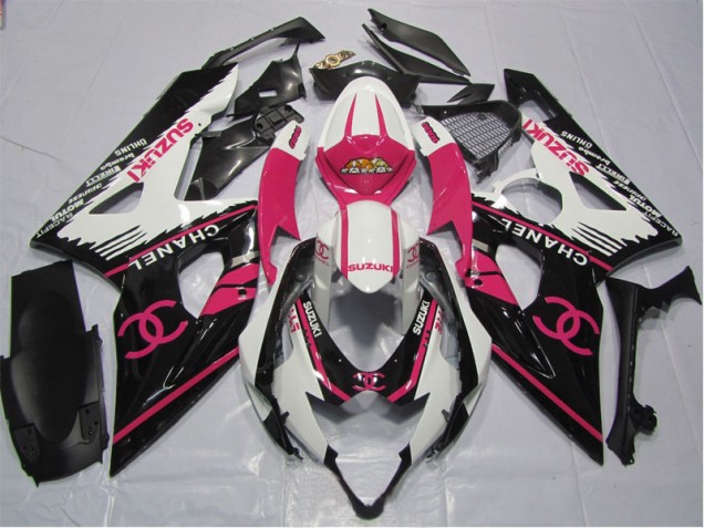 ABS 2006-2007 Pink Chanel Suzuki GSXR600 Bike Fairings Canada ABS 2006-2007 Pink Chanel Suzuki GSXR600 Bike Fairings Canada