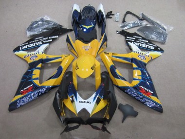 ABS 2008-2010 Blue Yellow Corona Extra Suzuki GSXR600 Motor Bike Fairings Canada
