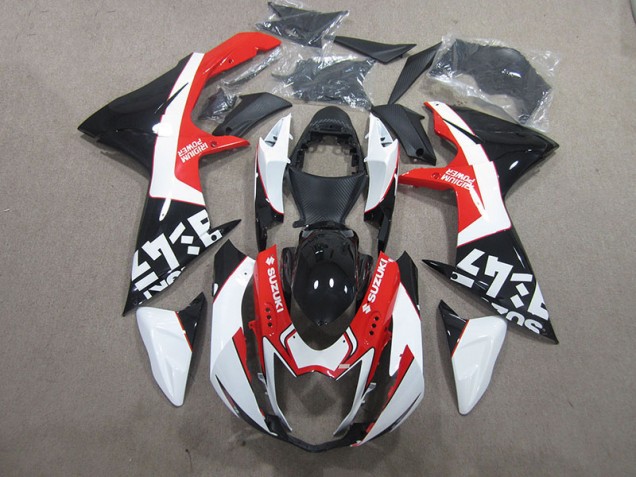 ABS 2011-2021 Black Red White Suzuki GSXR600 Motorcyle Fairings Canada ABS 2011-2021 Black Red White Suzuki GSXR600 Motorcyle Fairings Canada