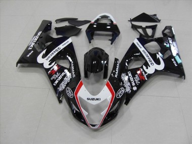 ABS 2004-2005 Black Red Beacon Suzuki GSXR750 Motorbike Fairings Canada