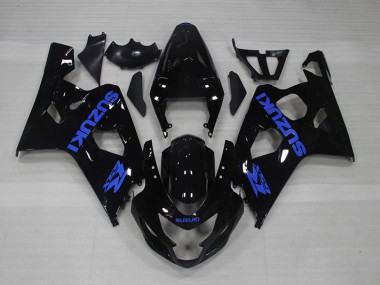 ABS 2004-2005 Black Blue Decal Suzuki GSXR750 Motorcycle Fairing Kits Canada