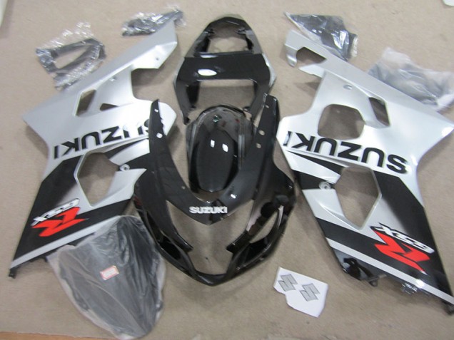ABS 2004-2005 Black White Suzuki GSXR750 Motorbike Fairing Kits Canada ABS 2004-2005 Black White Suzuki GSXR750 Motorbike Fairing Kits Canada