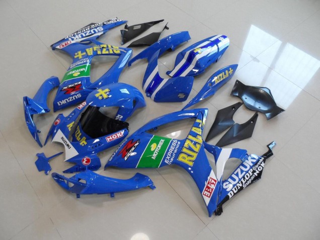 ABS 2006-2007 Blue Yellow Rizla Suzuki GSXR750 Replacement Fairings Canada ABS 2006-2007 Blue Yellow Rizla Suzuki GSXR750 Replacement Fairings Canada