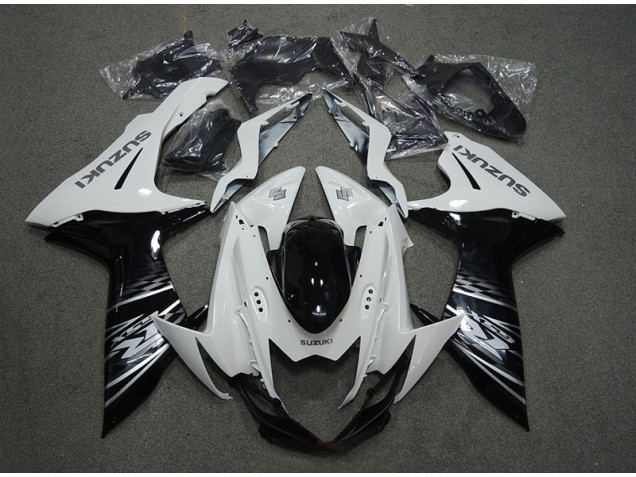 ABS 2011-2021 White Black Suzuki GSXR750 Bike Fairings Canada ABS 2011-2021 White Black Suzuki GSXR750 Bike Fairings Canada