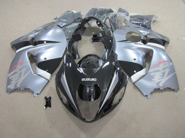 ABS 1996-2007 Black Silver Suzuki GSXR1300 Hayabusa Motorcyle Fairings Canada ABS 1996-2007 Black Silver Suzuki GSXR1300 Hayabusa Motorcyle Fairings Canada