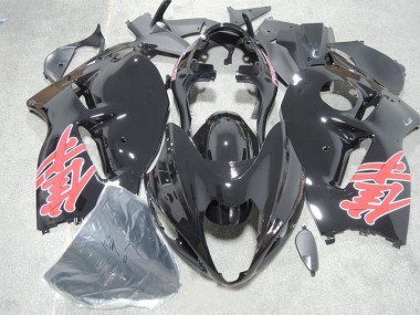 ABS 1996-2007 Black Red Decal Suzuki GSXR1300 Hayabusa Motorcycle Fairings Kit Canada