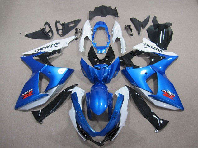 ABS 2009-2016 Blue White Suzuki GSXR1000 Replacement Fairings Canada ABS 2009-2016 Blue White Suzuki GSXR1000 Replacement Fairings Canada