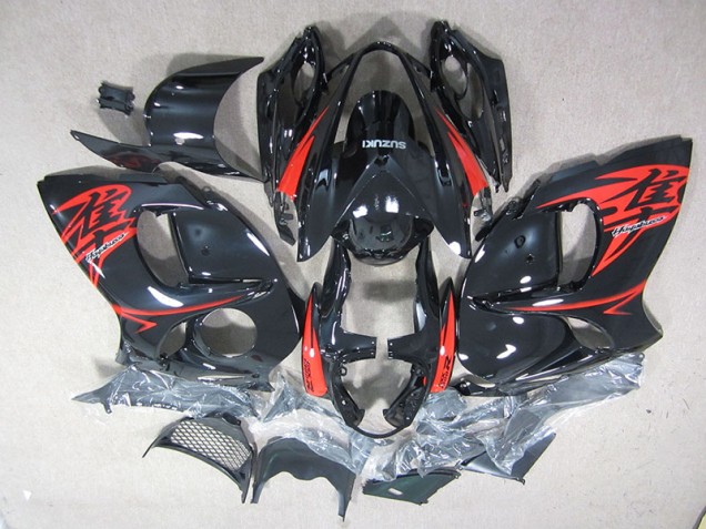 ABS 2008-2019 Black Red Suzuki GSXR1300 Hayabusa Motorcycle Fairing Canada ABS 2008-2019 Black Red Suzuki GSXR1300 Hayabusa Motorcycle Fairing Canada