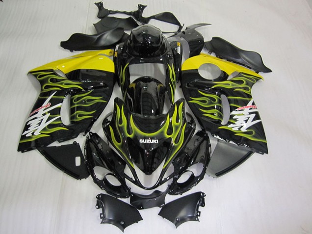 ABS 2008-2019 Black Yellow Flame Suzuki GSXR1300 Hayabusa Motorcycle Fairing Kits Canada ABS 2008-2019 Black Yellow Flame Suzuki GSXR1300 Hayabusa Motorcycle Fairing Kits Canada