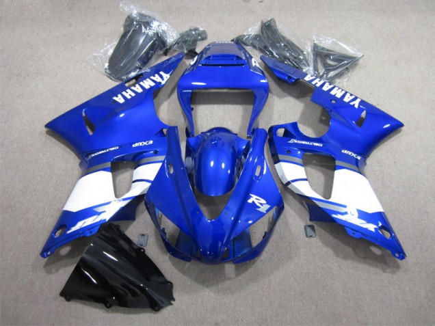 ABS 1998-1999 Blue White Decal Yamaha YZF R1 Moto Fairings Canada ABS 1998-1999 Blue White Decal Yamaha YZF R1 Moto Fairings Canada