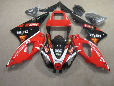 1998-1999 Red Black White Santander Yamaha YZF R1 Motorcyle Fairings Canada