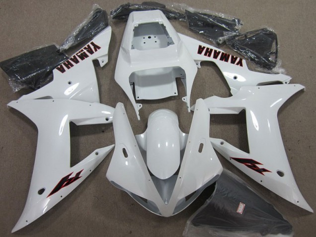 ABS 2002-2003 White Black Yamaha YZF R1 Motorcycle Fairing Kit Canada ABS 2002-2003 White Black Yamaha YZF R1 Motorcycle Fairing Kit Canada