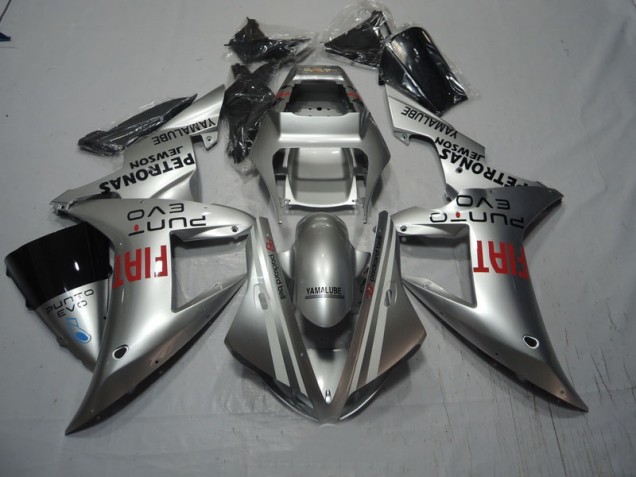 ABS 2002-2003 Silver Fiat Yamaha YZF R1 Replacement Fairings Canada ABS 2002-2003 Silver Fiat Yamaha YZF R1 Replacement Fairings Canada