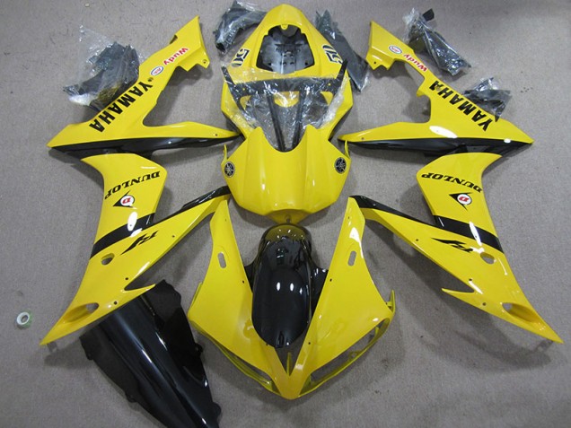ABS 2004-2006 Yellow Dunlop Yamaha YZF R1 Motorcycle Fairing Kits Canada ABS 2004-2006 Yellow Dunlop Yamaha YZF R1 Motorcycle Fairing Kits Canada