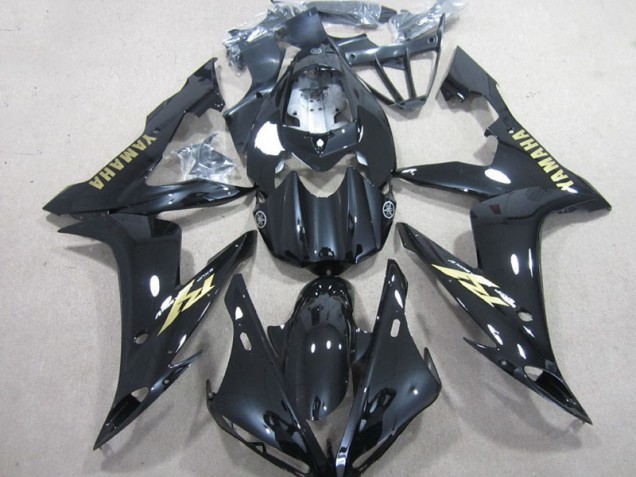 ABS 2004-2006 Black White Gold Decal Yamaha YZF R1 Motorcycle Fairing Kit Canada