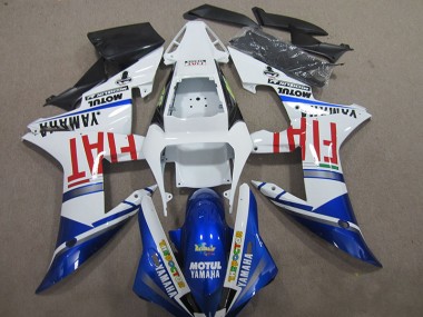ABS 2004-2006 Blue White Motul Fiat Yamaha YZF R1 Bike Fairing Canada
