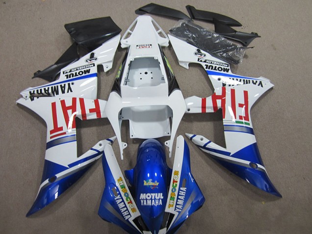 ABS 2004-2006 Blue White Motul Fiat Yamaha YZF R1 Bike Fairing Canada