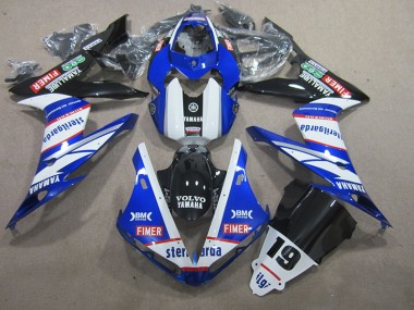 ABS 2004-2006 Blue White Volvo Sterilgarda 19 Yamaha YZF R1 Replacement Fairings Canada