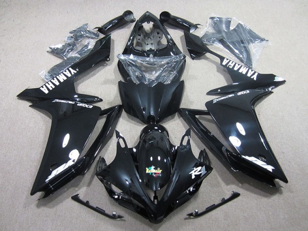 ABS 2007-2008 Black White Decal Yamaha YZF R1 Motorcycle Fairing Kits Canada