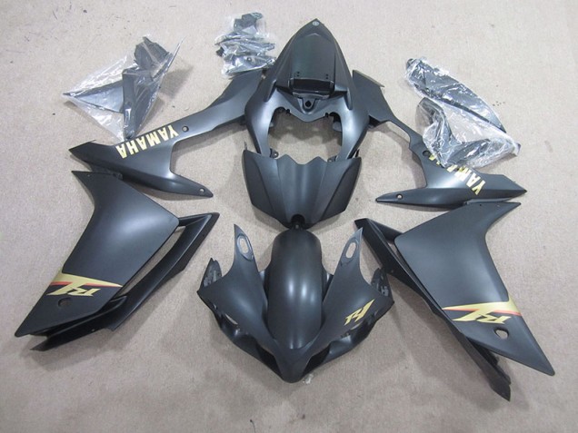 ABS 2007-2008 Black Gold Decal Yamaha YZF R1 Bike Fairings Canada