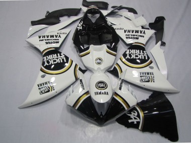 ABS 2009-2011 Black White Lucky Strike Yamaha YZF R1 Motorcycle Fairings Kits Canada