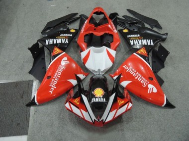 ABS 2009-2011 Black White Santander Red Yamaha YZF R1 Motorcycle Fairing Kits Canada