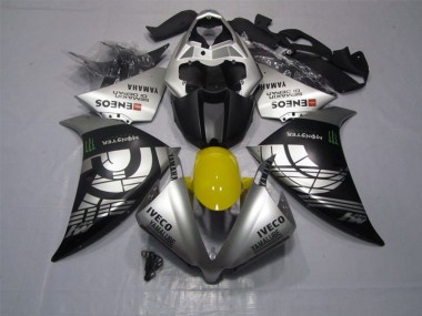 ABS 2012-2014 Black Silver Iveco Yamalube Monster Yamaha YZF R1 Motor Bike Fairings Canada