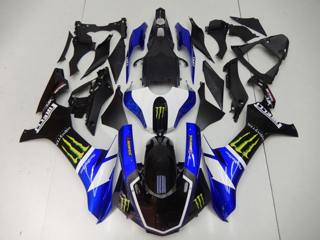 ABS 2015-2019 Blue Black Monster Yamaha YZF R1 Motorbike Fairings Canada