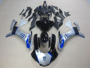 ABS 2015-2019 Silver Black Blue Monster Yamaha YZF R1 Motorcycle Fairing Kits Canada