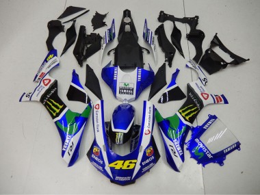 ABS 2015-2019 Blue Blue White ENEOS Movistar 46 Yamaha YZF R1 Motor Bike Fairings Canada